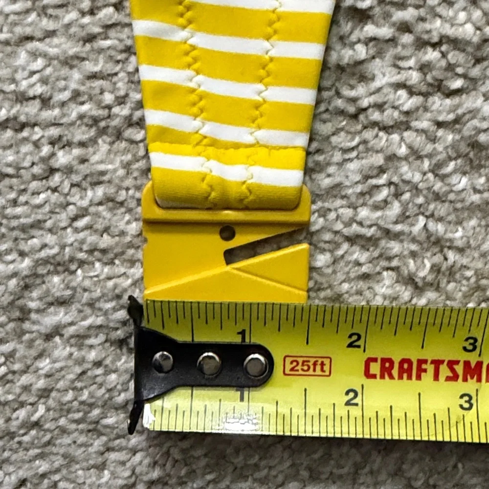 FREYA Women 34DD California Beach Hut Padded Bandeau Bikini Yellow Stripped Top - Picture 14 of 14